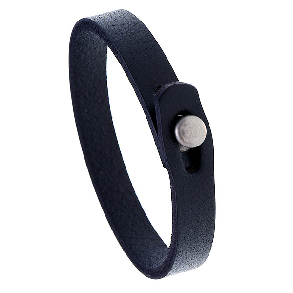 

PandaHall Punk Retro Ethnic Style Handmade Leather Bracelet Couple Literary Hand Strap Men, Black, 0.1cm Leather Black