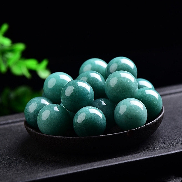 

PandaHall Natural Green Aventurine Crystal Ball, Reiki Energy Stone Display Decorations for Healing, Meditation, Witchcraft, 18~21mm Green...