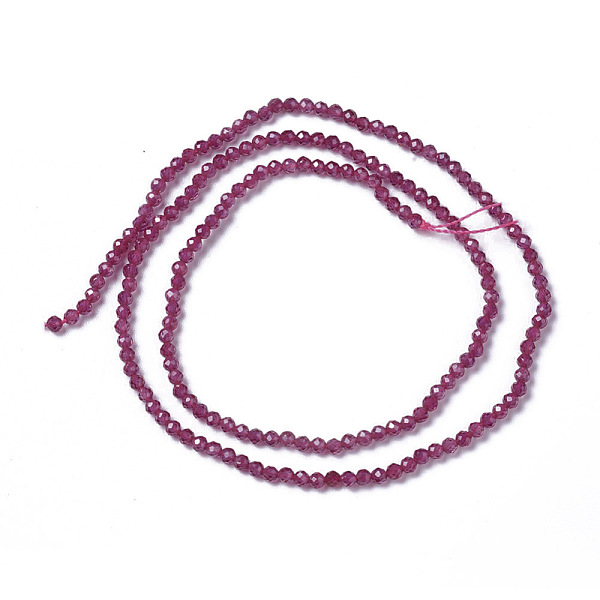 Natural Red Corundum/Ruby Beads Strands