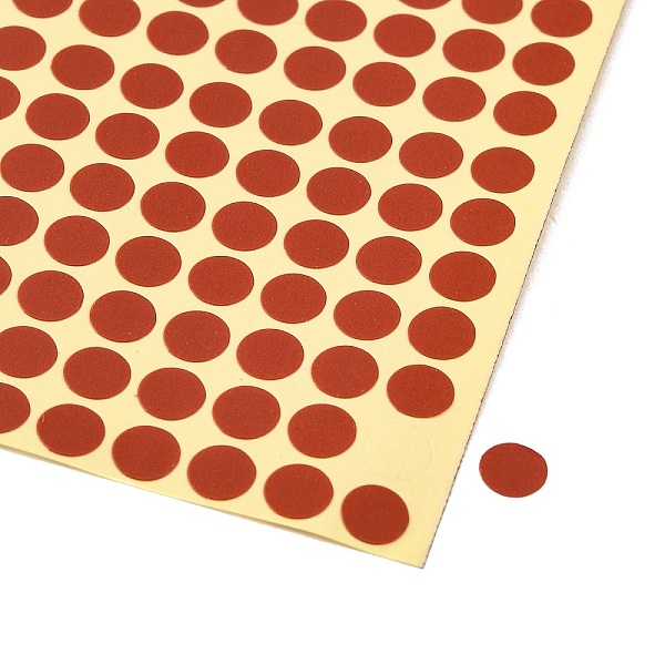 

PandaHall Removable Coding Label, Round Dot Stickers, for DIY Scrapbooking Crafts Making Notes Marks Game, Sienna, 222x125mm, Round Dot: 6mm..., Brown