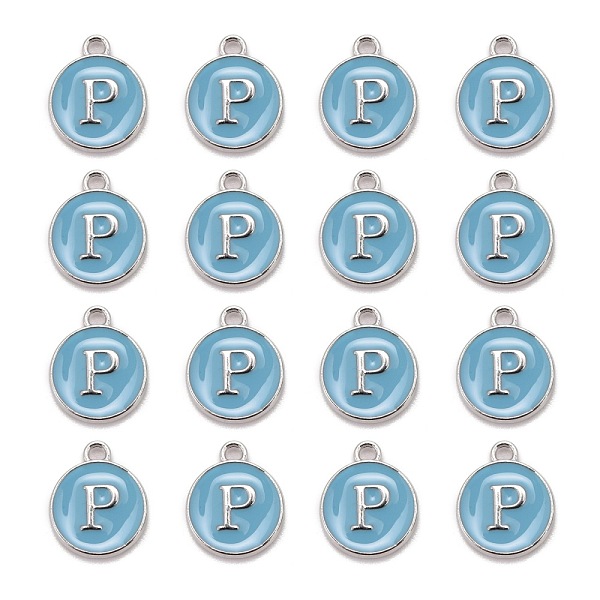 Platinum Plated Alloy Enamel Charms