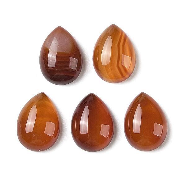 

PandaHall Natural Red Agate Cabochons, Dyed & Heated, Teardrop, 14x10x4.5mm Red Agate Teardrop