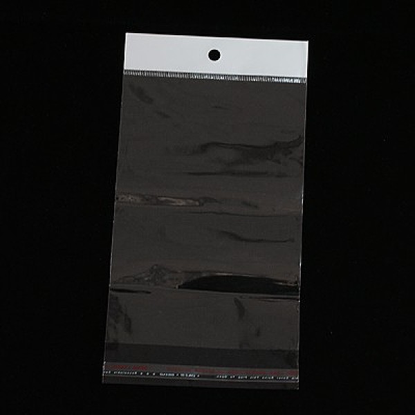 

PandaHall Cellophane Bags, White, 21x12cm, Unilateral Thickness: 0.03mm, Inner Measure: 18x12cm, Hole: 8mm OPP Cellophane White