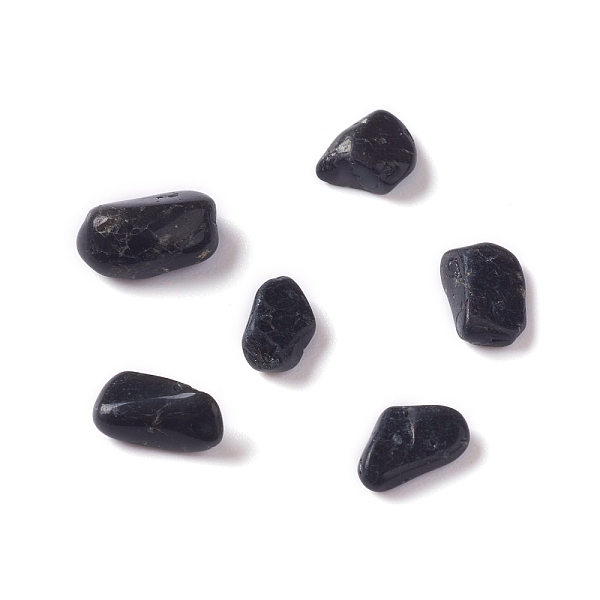 Natürliche Schwarze Turmalin-Chip-Perlen