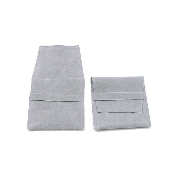 

PandaHall Velvet Envelope Pouches for Jewelry, Square, Gainsboro, 9x9cm Velvet Square Gray
