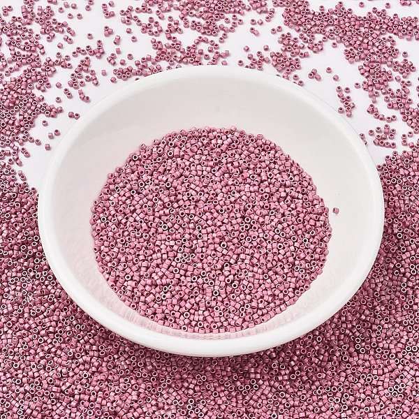 

PandaHall MIYUKI Delica Beads, Cylinder, Japanese Seed Beads, 11/0, (DB1840F) Duracoat Galvanized Matte Hot Pink, 1.3x1.6mm, Hole: 0.8mm...