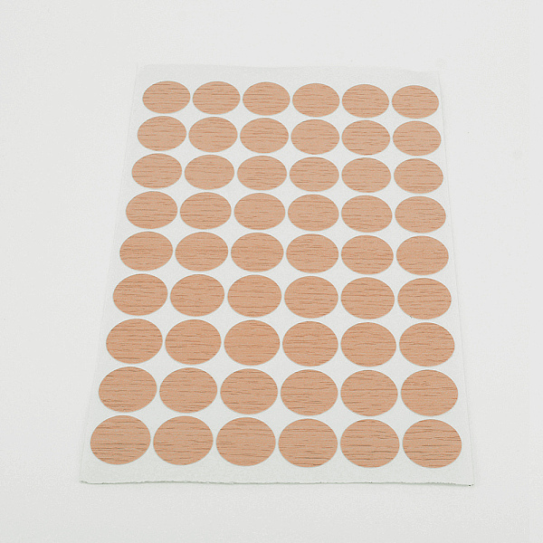 

PandaHall PVC Stickers, Screw Hole Covered Stickers, Round, Dark Salmon, 202x146x0.4mm, Stickers: 20mm, 54pcs/sheet Plastic Others Red