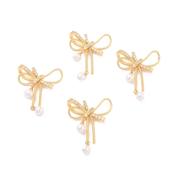 

PandaHall Eco-Friendly Brass Micro Pave Cubic Zirconia and Glass Beads Pendants, Long-Lasting Plated, Lead Free & Cadmium Free & Nickel Free..., White