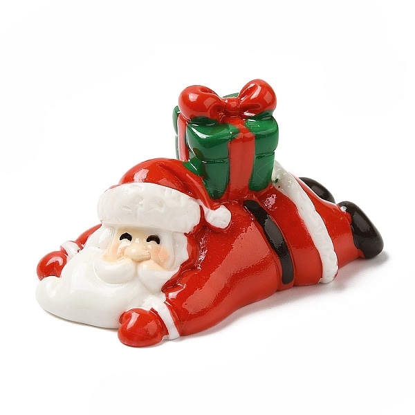 PandaHall Christmas Theme Resin Display Decorations, for Car or Home Office Desktop Ornaments, Santa Claus, 45.5x25.5x24mm Resin Santa Claus...