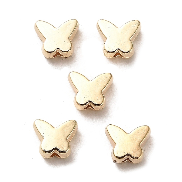

PandaHall CCB Plastic Beads, Butterfly, Golden, 5x6x3mm, Hole: 1.4mm Plastic Butterfly