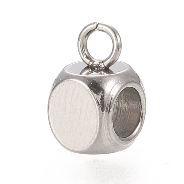 

PandaHall 304 Stainless Steel Tube Bails, Loop Bails, Cube Bail Beads, Stainless Steel Color, 7.5x5x5mm, Hole: 1.6mm 304 Stainless Steel...