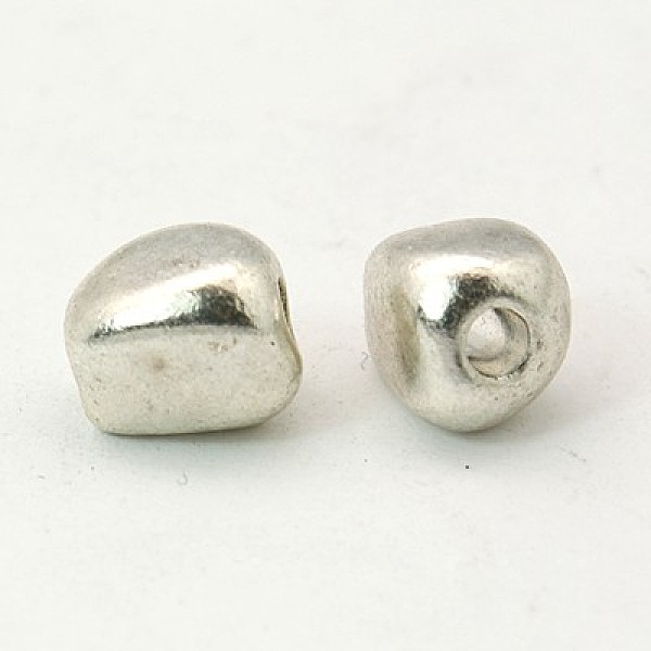 

PandaHall Tibetan Style Alloy Beads, Oval, Antique Silver, Lead Free & Cadmium Free, 10x9.5x9mm, Hole: 3mm Alloy Oval