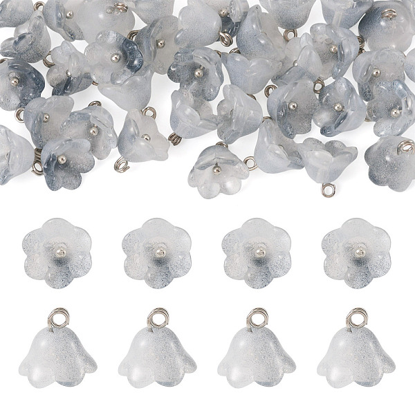 38Pcs Glass Charms