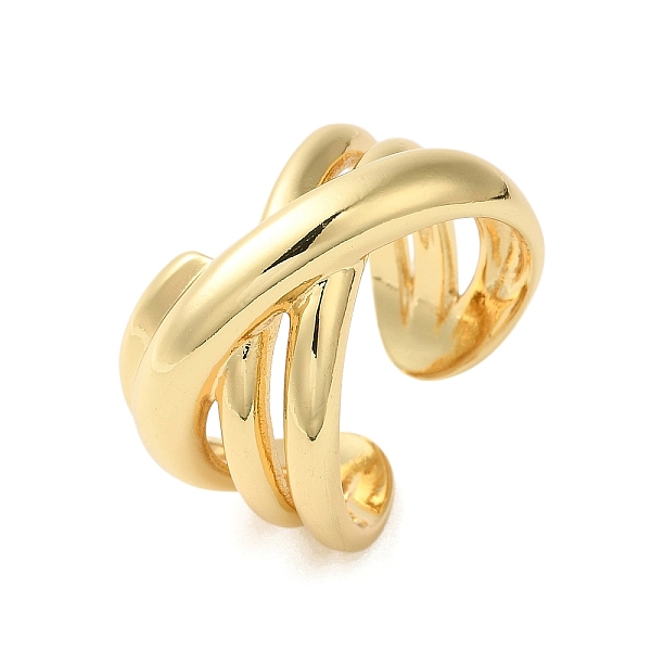 Brass Open Cuff Rin… - image