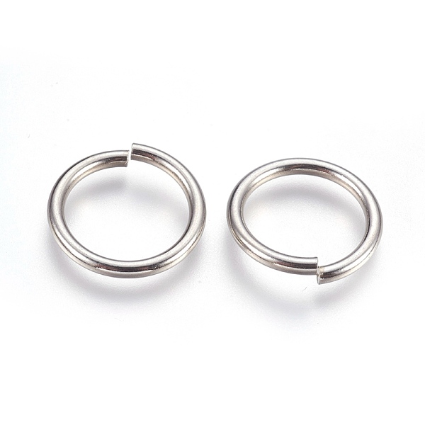 

PandaHall 304 Stainless Steel Open Jump Rings, Stainless Steel Color, 10 Gauge, 22x2.5mm, Inner Diameter: 17mm, 100pcs/bag 304 Stainless...