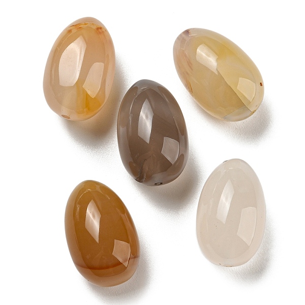 

PandaHall Natural Agate Beads, Half Drilled, Teardrop, 23~24x14~15x14~15mm, Hole: 1.5~1.6mm Natural Agate Teardrop