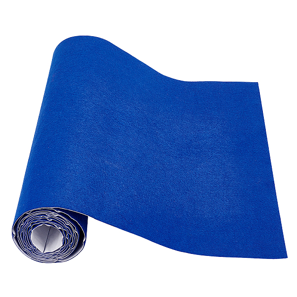 BENECREAT 15.7x78.7(40cmx2m) Self-Adhesive Felt Fabric Royal Blue Jewelry Box Lining For DIY Costume Making And Furniture Protection