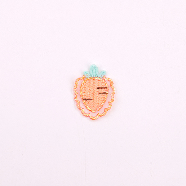 

PandaHall Computerized Embroidery Cloth Iron on/Sew on Patches, Costume Accessories, Appliques, Carrot, Orange, 44x33mm Cloth Orange