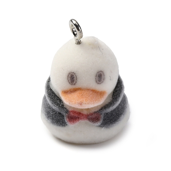 Flocky Resin Pendan… - image