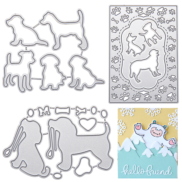 Pet Gog Frame Metal Cutting Dies Stencils