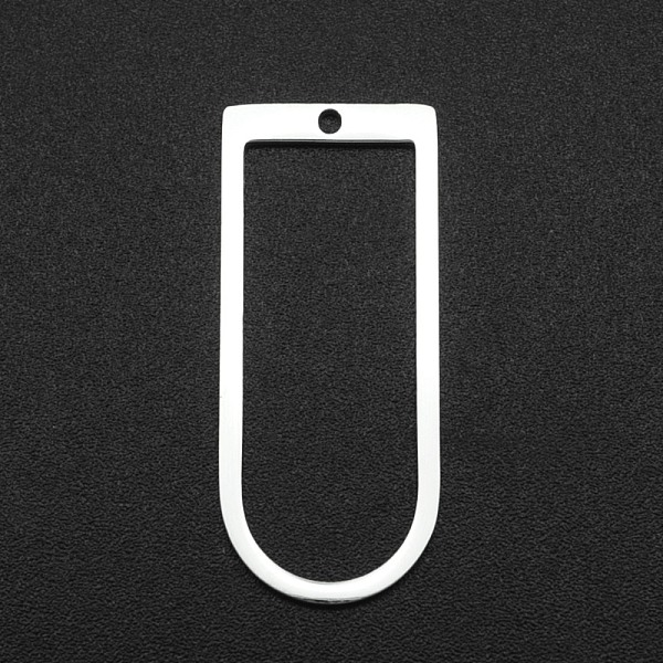

PandaHall 201 Stainless Steel Pendants, Arch Charm, Laser Cut, Stainless Steel Color, 30x13x1mm, Hole: 1.2mm 201 Stainless Steel Arch
