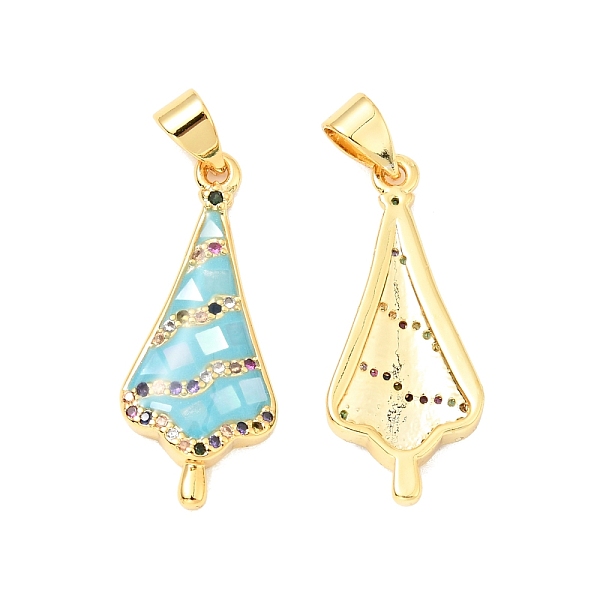

PandaHall Brass Micro Pave Colorful Cubic Zirconia Pendants, with White Shell and Epoxy Resin, Cadmium Free & Lead Free, Golden, Umbrella...
