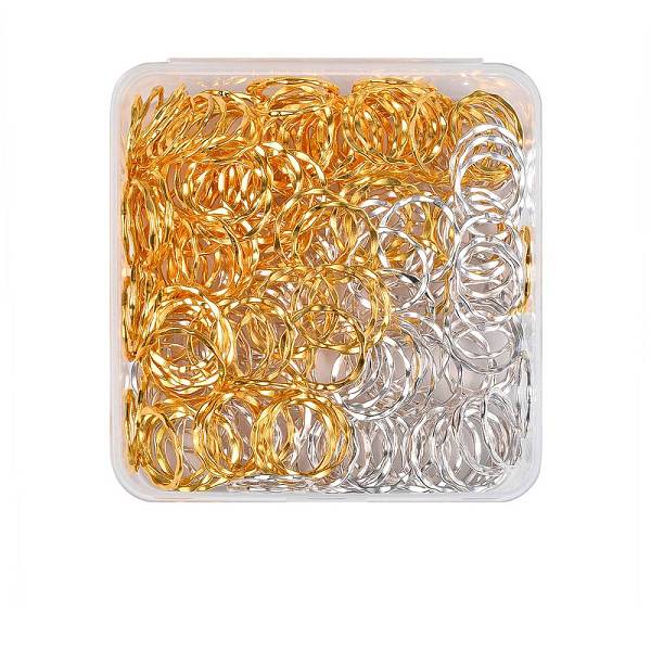 

PandaHall 240Pcs 2 Colors Tibetan Style Linking Rings, Circle Frames, Cadmium Free & Lead Free, Antique Silver & Antique Golden, 22x1.5mm...