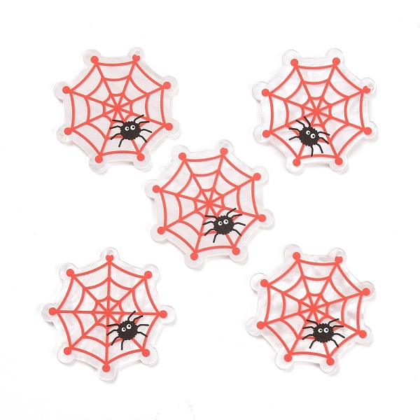 

PandaHall Acrylic Pendants, for Halloween, Spider Web, Tomato, 40x40x2mm, Hole: 1.6mm Acrylic Others Red