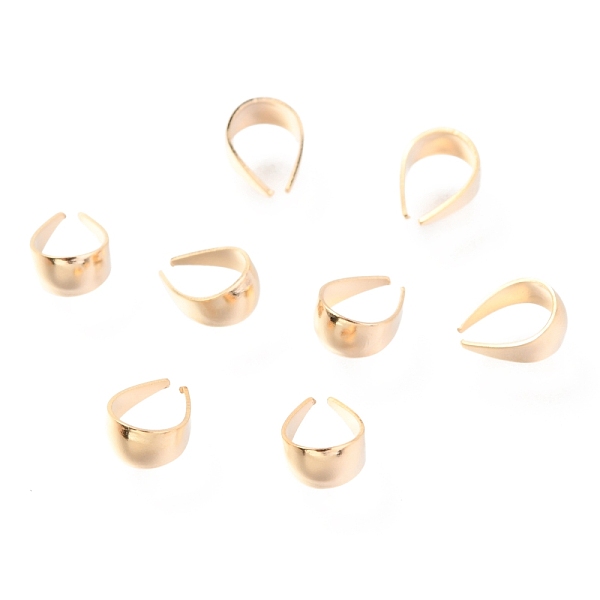 

PandaHall 304 Stainless Steel Snap on Bails, Golden, 6.5x5x3mm 304 Stainless Steel