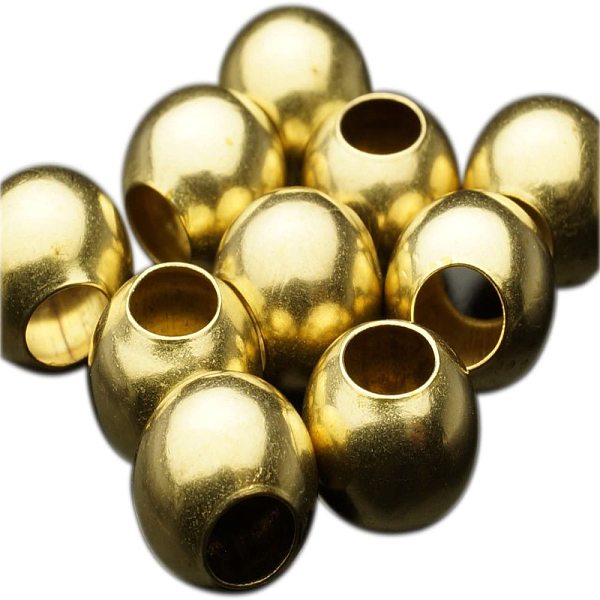 

PandaHall Brass Beads, Round, Unplated, 5mm, Hole: 2mm Brass Round