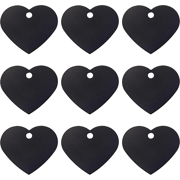 

PandaHall BENECREAT 30pcs Heart Stamping Blanks Aluminum Blank Pendants(Black) Stamping Blanks 33x37.5x1mm for Necklace Bracelet Jewelry...