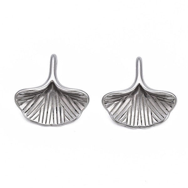 

PandaHall 316 Surgical Stainless Steel Charms, Ginkgo Leaf, Stainless Steel Color, 13x13x4mm, Hole: 1.5x3mm 316 Surgical Stainless Steel...
