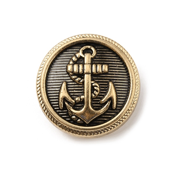 1-Hole Alloy Enamel Shank Buttons