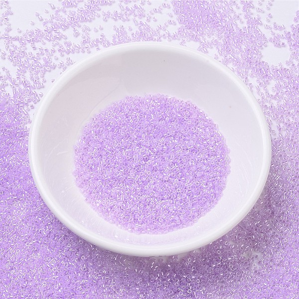 

PandaHall MIYUKI Delica Beads, Cylinder, Japanese Seed Beads, 11/0, (DB0248) Light Orchid Ceylon, 1.3x1.6mm, Hole: 0.8mm, about 10000pcs/bag..., Purple