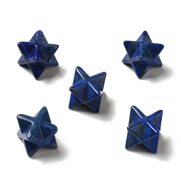 

PandaHall Natural Lapis Lazuli Beads, No Hole/Undrilled, Dyed, Star, 12.5~13x12.5~13x12.5~13mm Lapis Lazuli Star