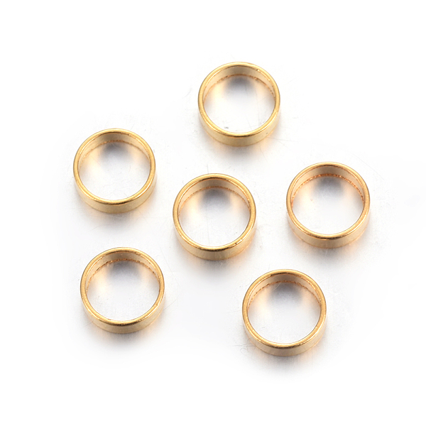 

PandaHall 304 Stainless Steel Spacer Beads, Flat Round, Golden, 6x2mm, Hole: 5mm 304 Stainless Steel Flat Round