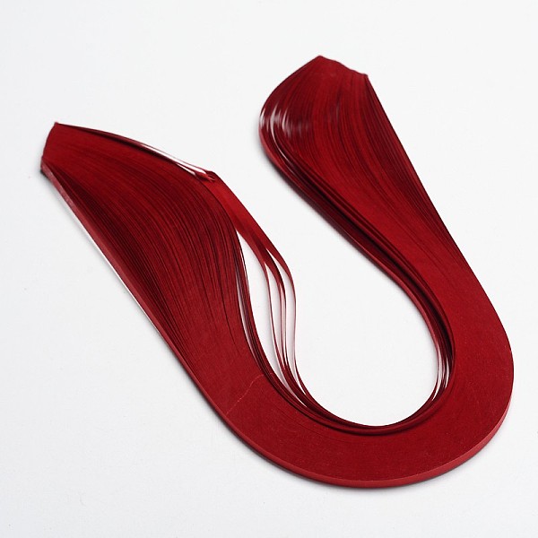 

PandaHall Quilling Paper Strips, Red, 390x3mm, about 120strips/bag Paper Red