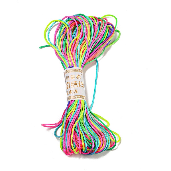 

PandaHall Polyester Embroidery Floss, Cross Stitch Threads, Colorful, 1.5mm, 20m/bundle Polyester