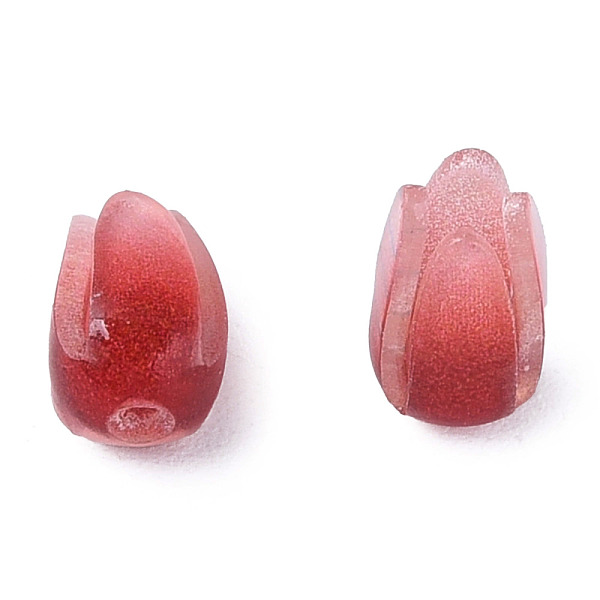 

PandaHall Plastic Beads, Flower, Dark Red, 10x6x6mm, Hole: 1mm Plastic Flower
