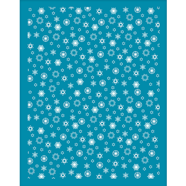 

PandaHall Silk Screen Printing Stencil, for Painting on Wood, DIY Decoration T-Shirt Fabric, Mixed Shapes, 100x127mm Nylon Mixed Shapes Cyan