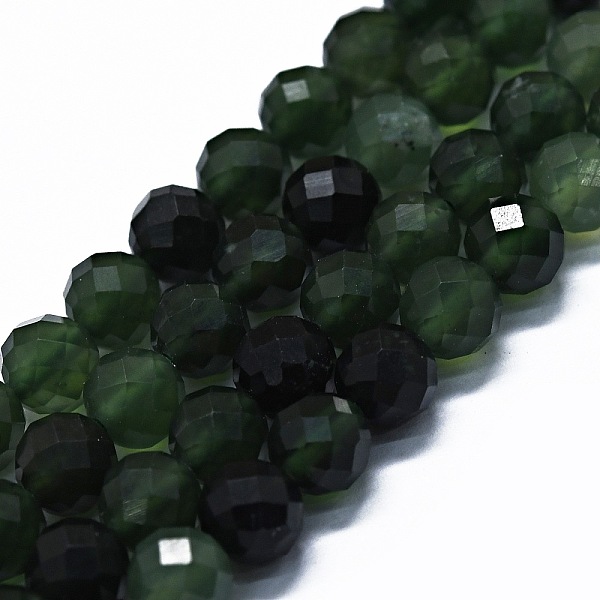 

PandaHall Natural Canadian Jasper Beads Strands, Faceted(64 Facets), Round, 6mm, Hole: 0.8mm, about 62~67pcs/strand, 15.16~15.55 inch...