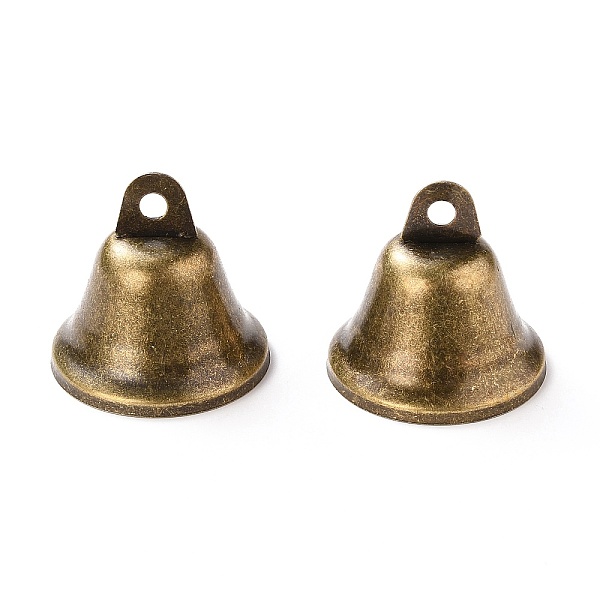 

PandaHall Iron Bell Pendants, Antique Bronze, 38x38mm, Hole: 4.5mm Iron Bell