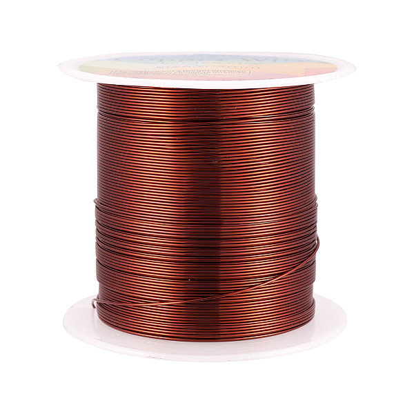 

PandaHall Round Copper Wire Copper Beading Wire for Jewelry Making, Long-Lasting Plated, Saddle Brown, 24 Gauge, 0.5mm, about 75.45 Feet...