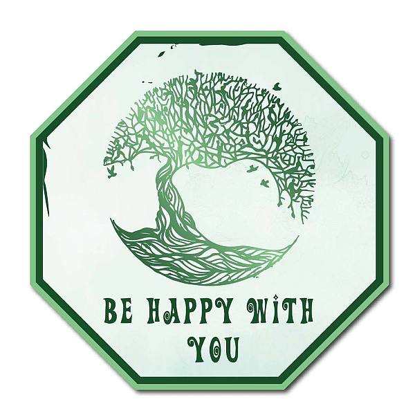 

PandaHall Octagon Vintage Iron Tin Sign, Metal Warning Signs, for Home Garden Bar Wall Decor, Tree of Life Pattern, 300x300x0.03mm Iron Tree..., Green