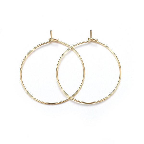 

PandaHall 316 Surgical Stainless Steel Hoop Earrings, 316 Surgical Stainless Steel Hoop Earrings, Wine Glass Charm Rings Earring for DIY...
