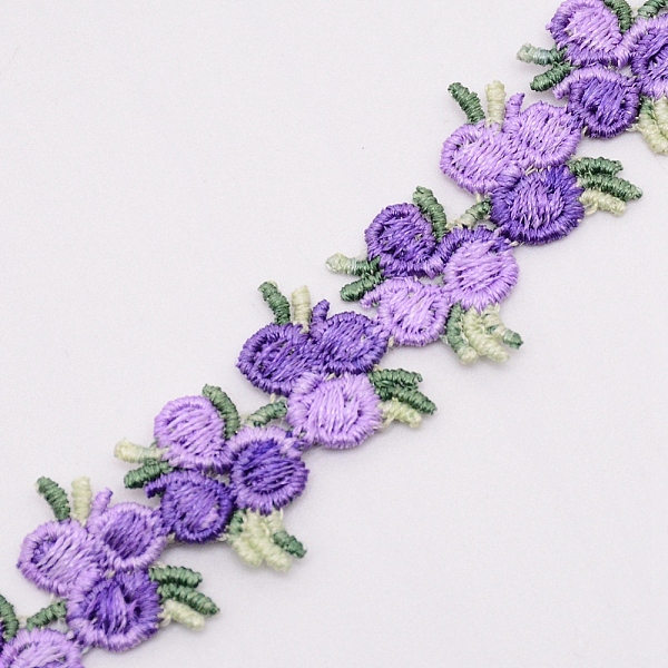 Flower Polyester Trim Ribbon