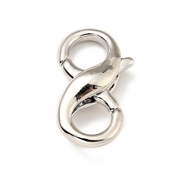 

PandaHall Brass Double Opening Lobster Claw Clasps, for Jewelry Making Findings, Cadmium Free & Lead Free, Long-Lasting Plated, Platinum...