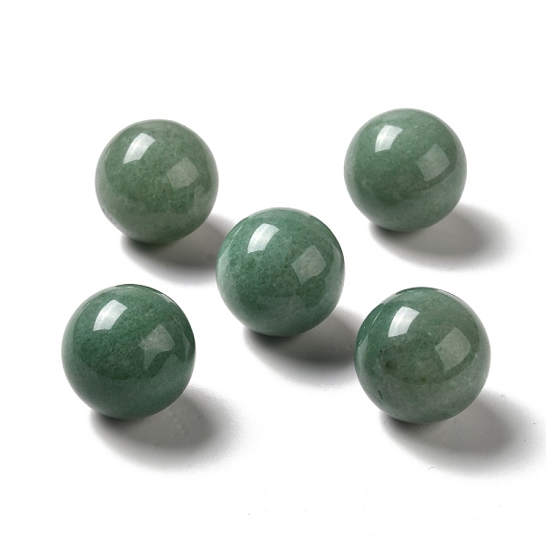 

PandaHall Natural Green Aventurine Beads, No Hole/Undrilled, Round, 25~25.5mm Green Aventurine Round