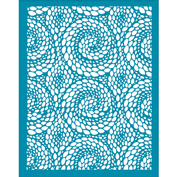 

PandaHall Silk Screen Printing Stencil, for Painting on Wood, DIY Decoration T-Shirt Fabric, Others, 100x127mm Nylon Others Cyan