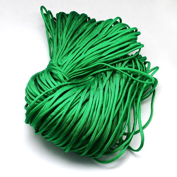 

PandaHall 7 Inner Cores Polyester & Spandex Cord Ropes, Solid Color, for Rope Bracelets Making, Green, 4~5mm, about 109.36 yards...